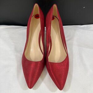 Nine West Elsmore Women's Red Shoes/Heels Size 10M SKU 5768